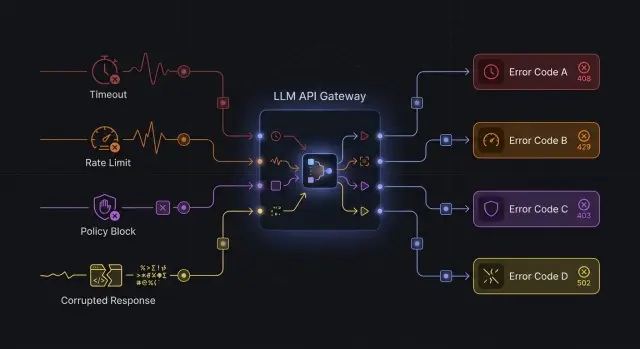 Единая схема ошибок LLM API для разных провайдеров
