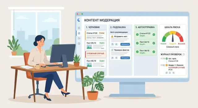 Порог доверия для автодействий: черновик, подсказка, автоотправка