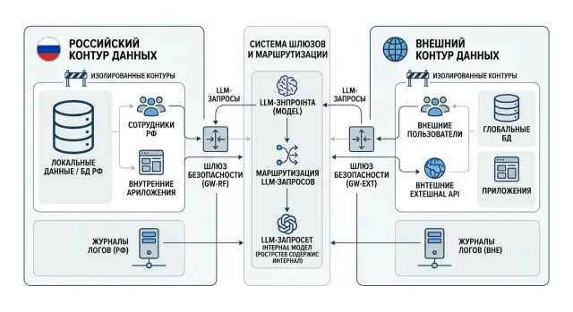 Российский и внешний контур данных: рабочий шаблон