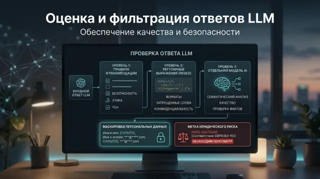 Проверка ответов модели: правила, LLM и regex для PII