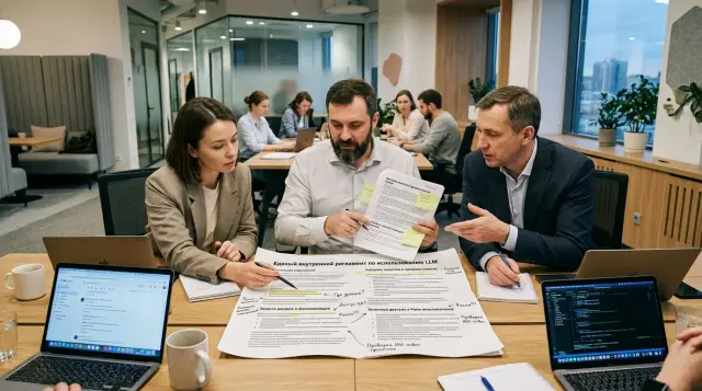 Внутренняя политика использования LLM для всех команд