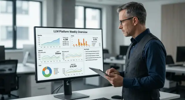 Еженедельный отчёт по LLM-платформе: что смотреть CTO