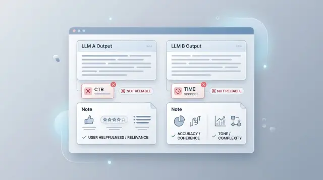 A/B-тесты для LLM: почему CTR не показывает качество