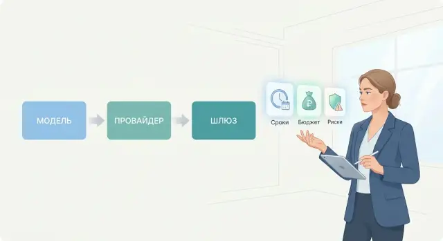 Разница между моделью, провайдером и шлюзом без путаницы