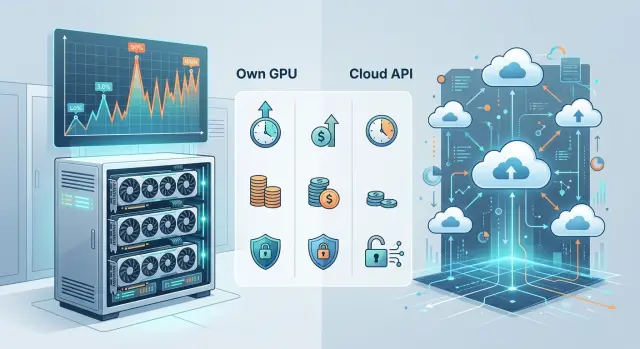 Размещение моделей на своих GPU: когда это выгоднее API