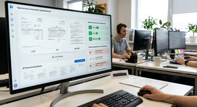 Классификация входящих документов LLM: классы и пороги