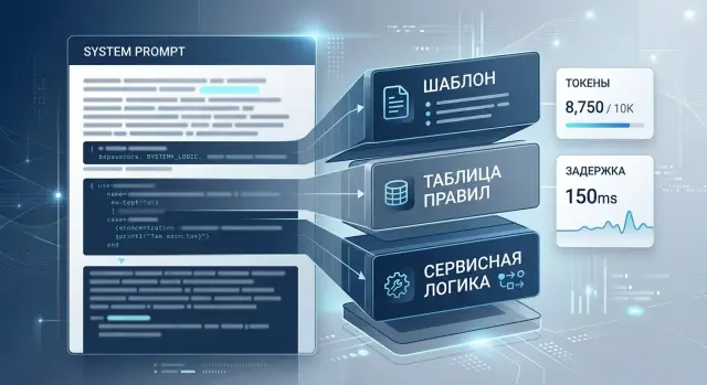 Длинные system prompt и задержка: что вынести из текста